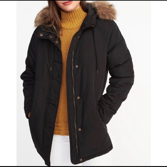 hooded utility parka for women old navy